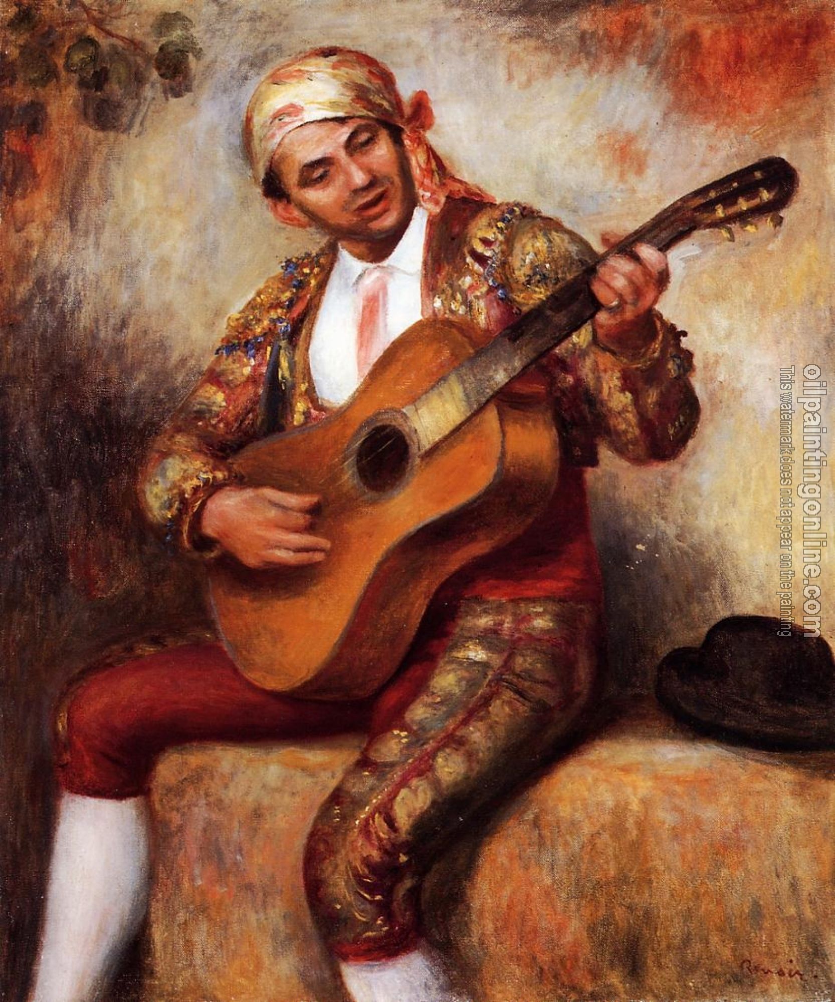 Renoir, Pierre Auguste - The Spanish Guitarist